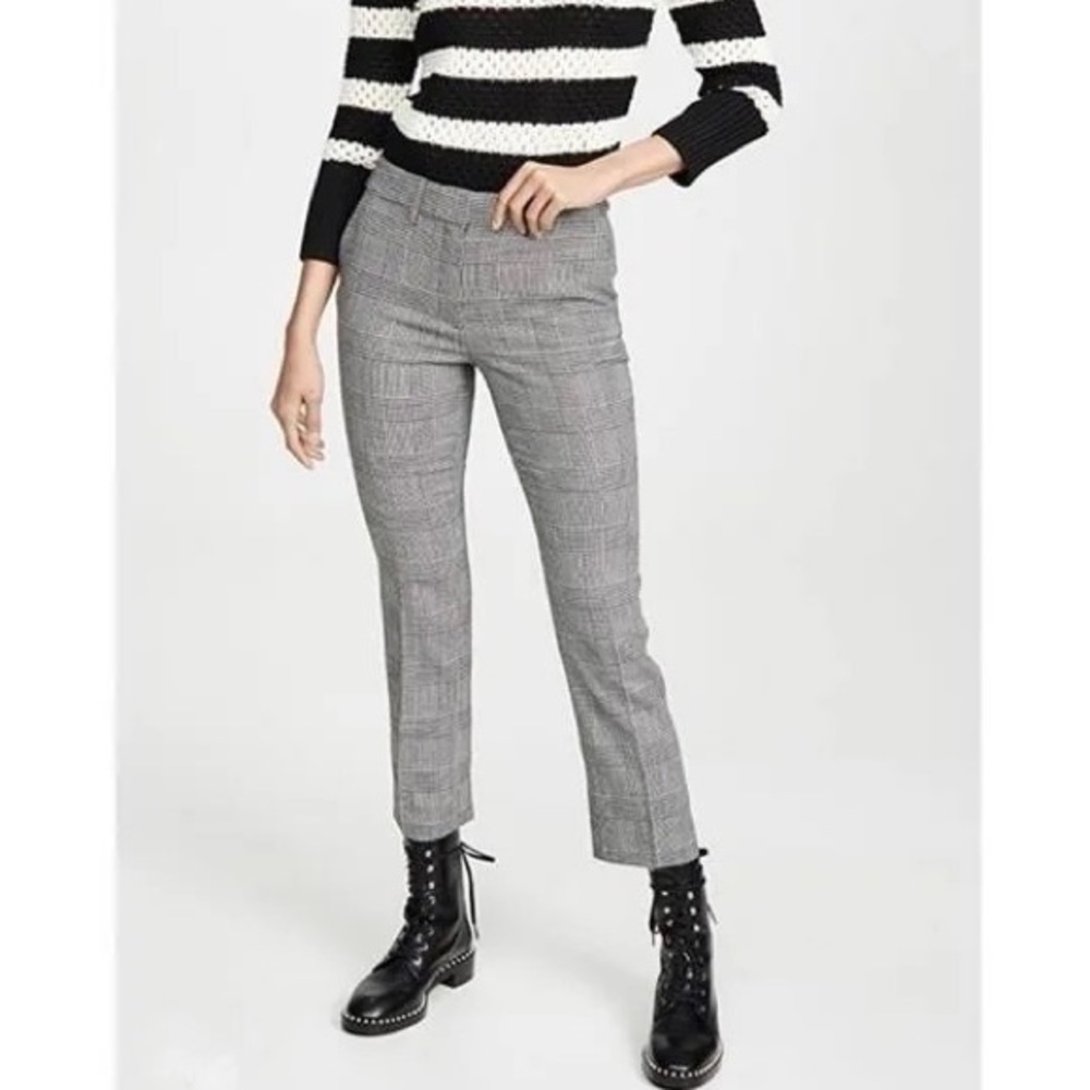 Frame Cropped Perfect Trouser In Noir Multi (Houn… - image 1